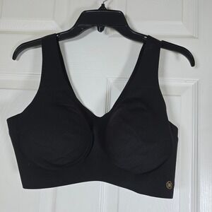 HONEYLOVE Body Bra‎ Black Wireless Comfort Support Everyday Lounge 1X